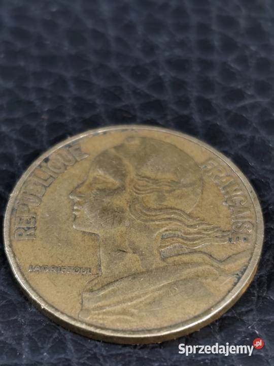 Moneta 20 centymów z 1962 roku Poddębice