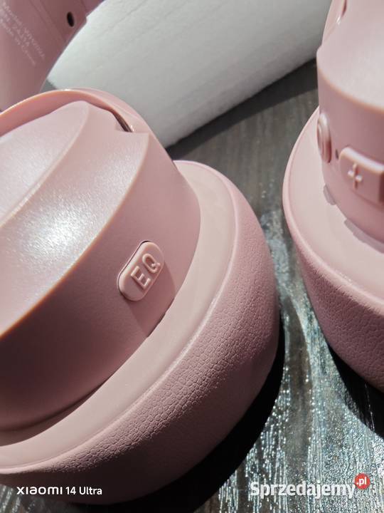 Bezprzewodowe słuchawki nauszne Różowe lubuskie Żary