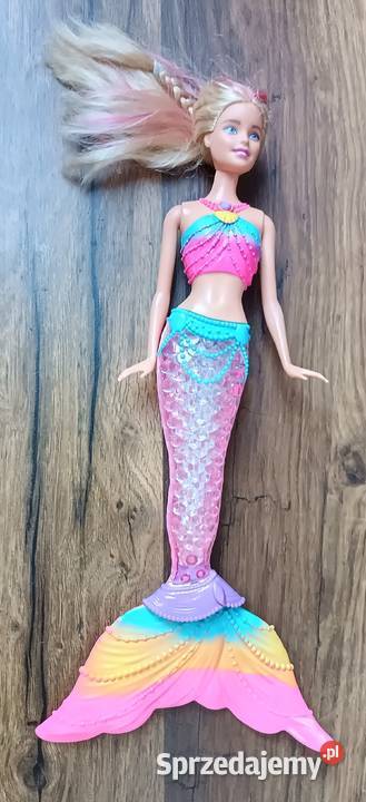 Lalka Barbie tęczowa syrenka Matell małopolskie Zbylitowska Góra