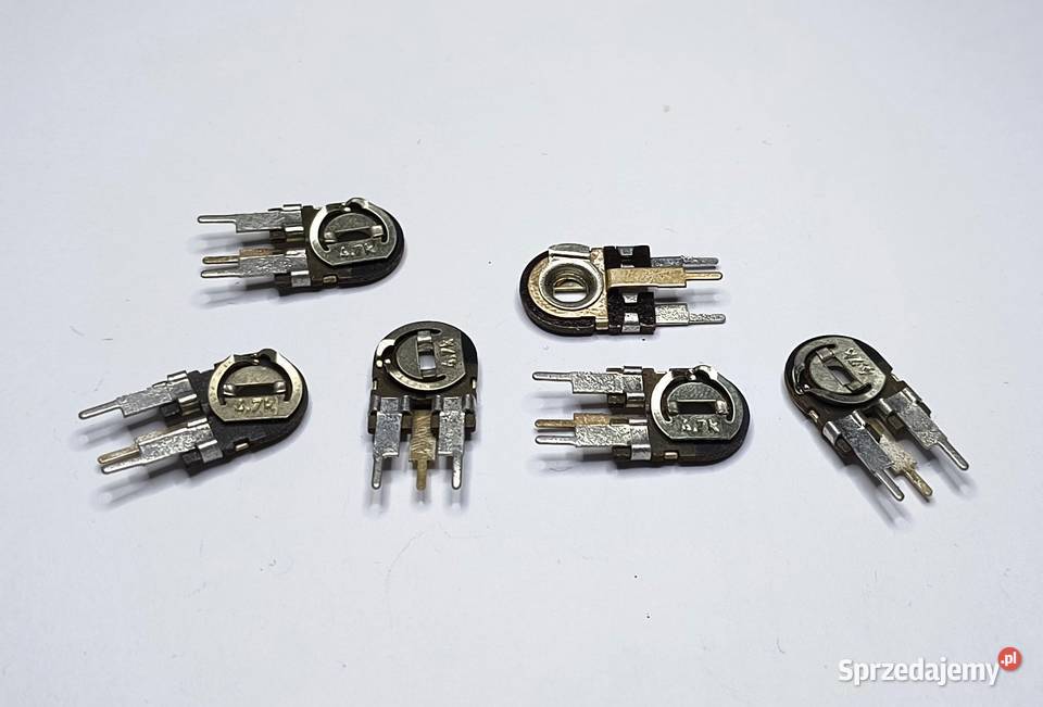 Potencjometr montażowy 47k TVP115 Unitra TELPOD Gdańsk