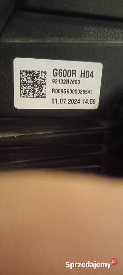 Hyundai tucson lV lampa praw 92102N7600 osobowe Szczecin