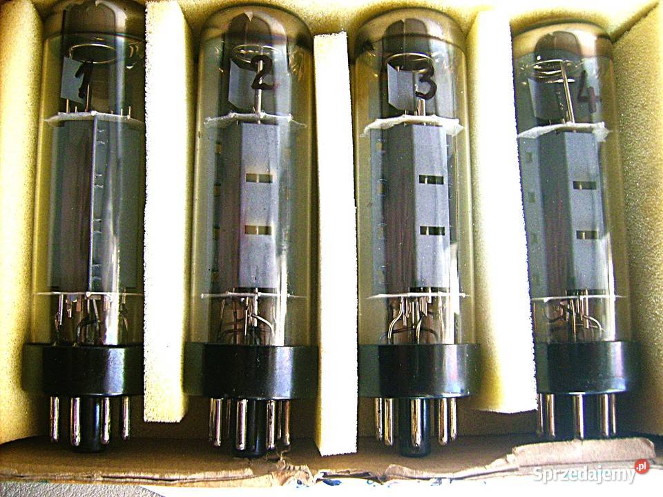 EL34 RFT KWARTET z lat 1960ych SHORT BASE Porąbka