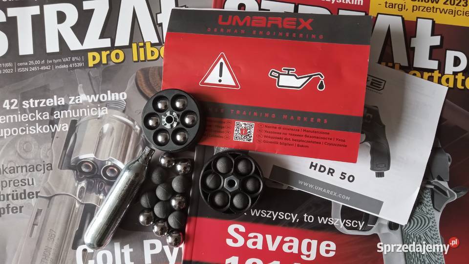 Rewolwer pistolet UMAREX HDR 50 1 GENERACJI mazowieckie sprzedam