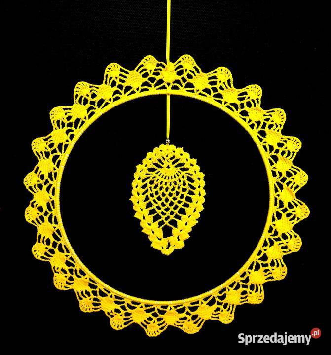 Zawieszka ozdoba na okno szydełkowa 29 Z165 Kluczbork