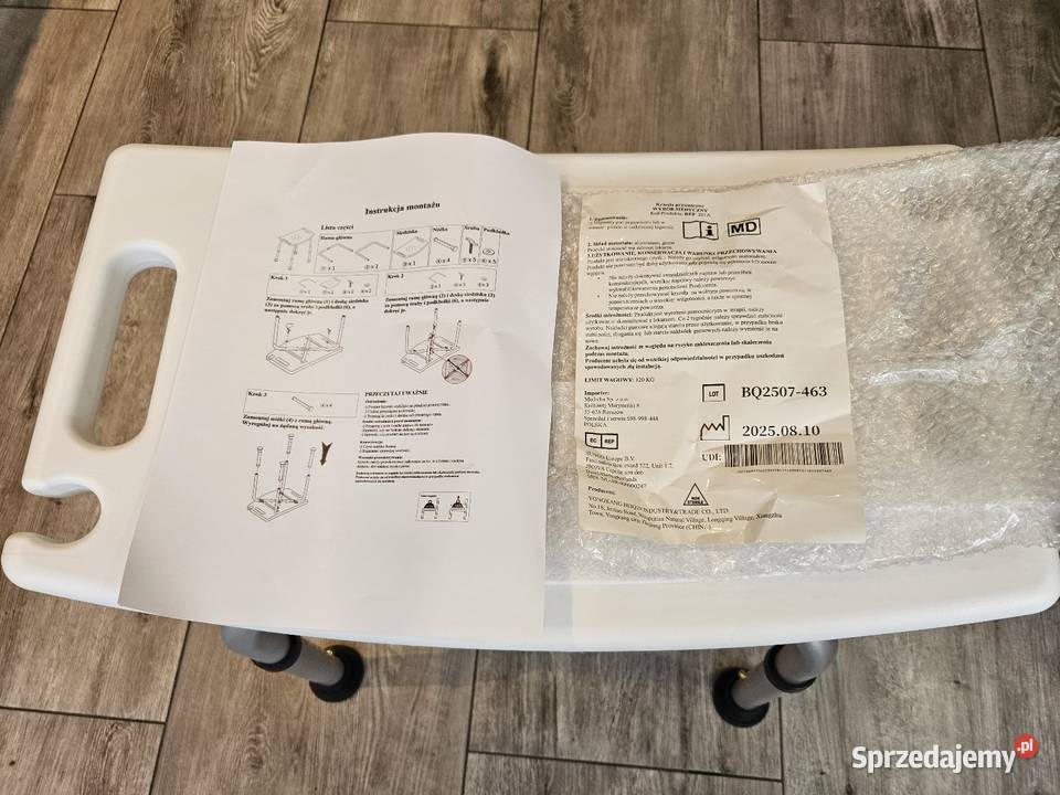 Taboret prysznicowy antypoślizgowu Leszno