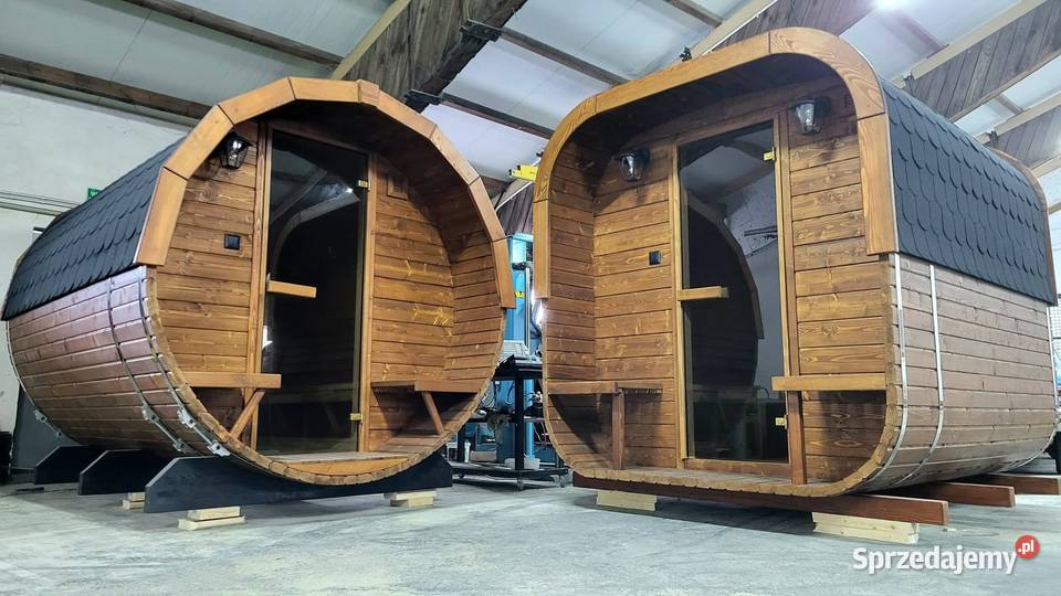 Sauna Ogrodowa beczka Premium Okazja