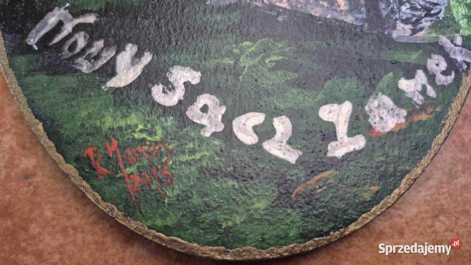 Obraz zamek Nowy Sącz sygnowany Wrocław