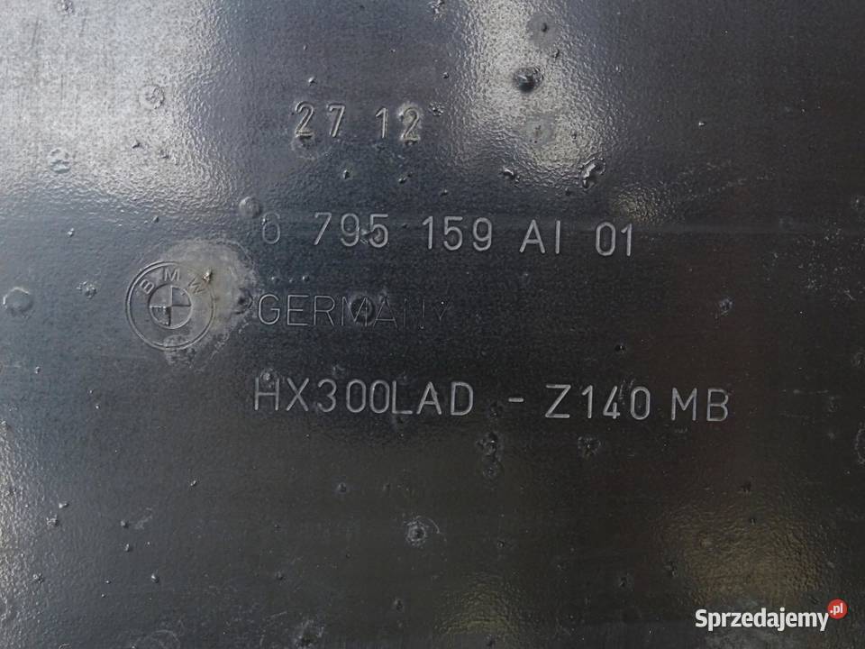 OSŁONA PŁYTA DOLNA POD SILNIK BMW X1 E84 N47 20