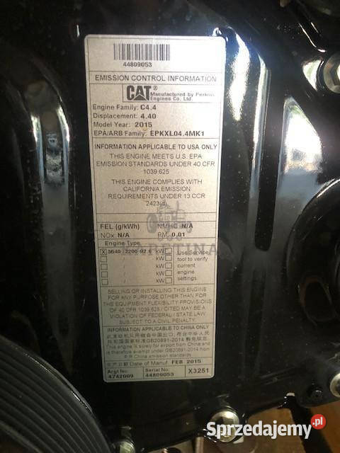 Perkins Cat C44 Family EPKXL044MK1 blok