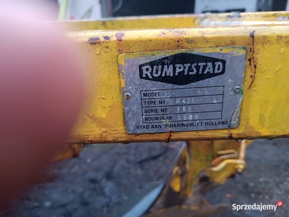 Pług zagonowy Rumptstad 4 skibi 40 Brzeziny