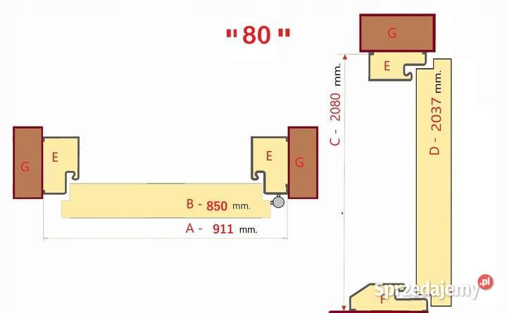 Drzwi wejściowe GADOT 72 mm SI3 GLASS PREMIUM