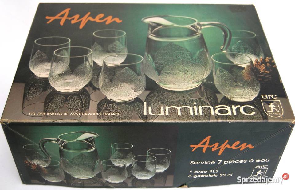 Luminarc Aspen komplet 6 szklanek stołowych Wyposażenie wnętrz lubelskie Lublin