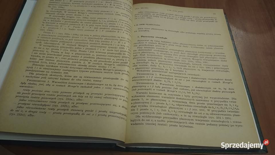 Geometria wykreślna T 1  Tadeusz Rachwał album z Gdańsk