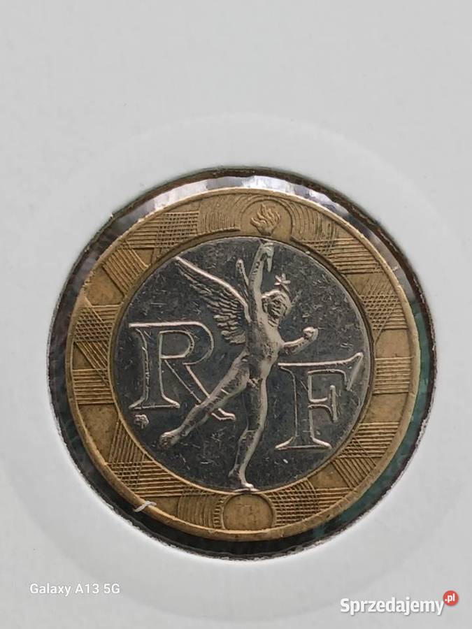 10 Franków Francja 1990 r wielkopolskie Konin sprzedam
