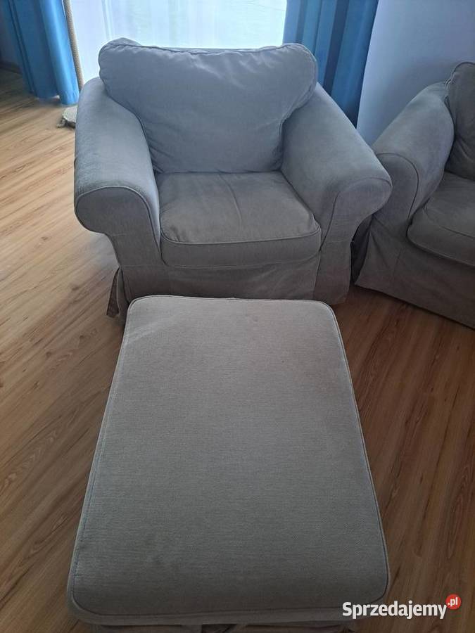 Sofa fotel 2 podnóżki Augustów