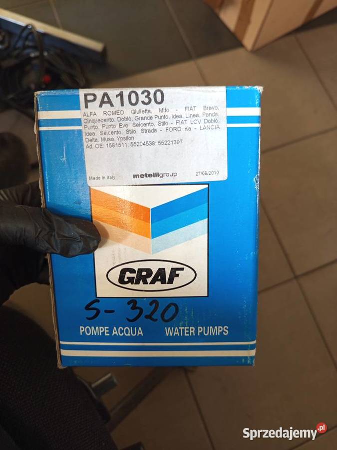 Pompa wody AlfaFiatPunto łódzkie Rozprza