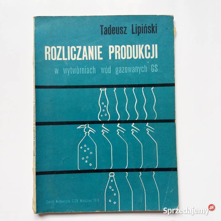 Lipiński Rozliczanie produkcji w wytwórniach wód Łódź