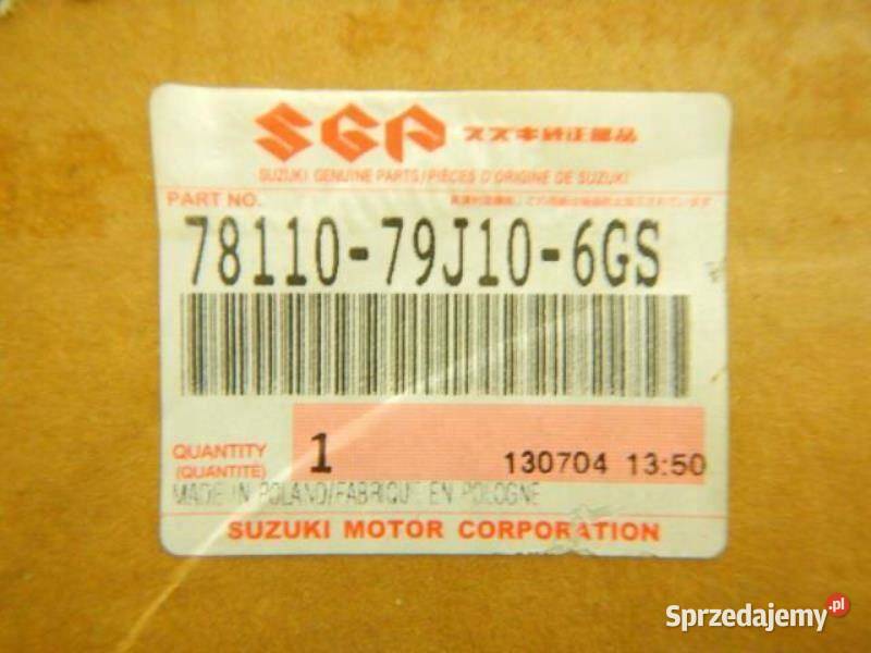 PODSUFITKA SUZUKI SX4 0613 ORYGINAŁ osobowe sprzedam