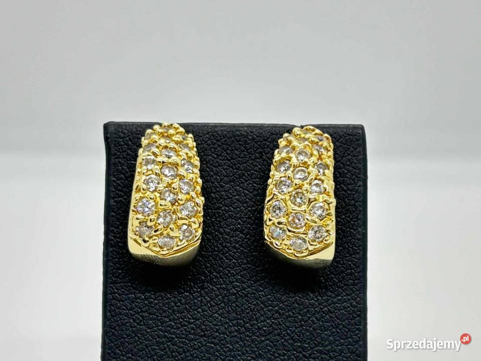 Złote Kolczyki pr 585 416g Kolczyki Elbląg