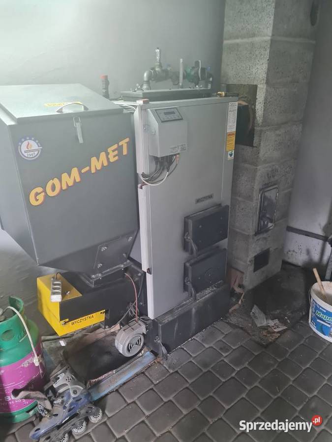 Piec na eko groszek podajnik 28kw Opał wielkopolskie sprzedam