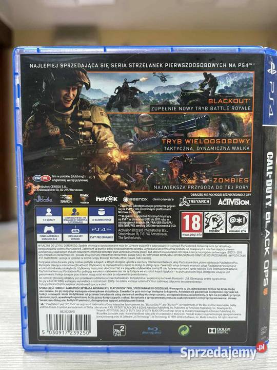 4 Call of Duty Black Ops4 warmińsko-mazurskie Elbląg