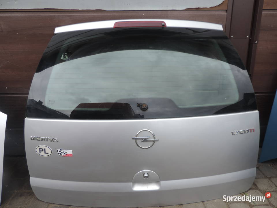 OPEL MERIVA A KLAPA BAGAŻNIKA TYŁ TYLNA Z157 części blacharskie Nowy Sącz