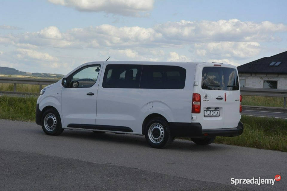 Toyota ProAce 20D4D L3H1 9 osobowy Polski Salon gniazdo USB podkarpackie Sędziszów Małopolski sprzedam
