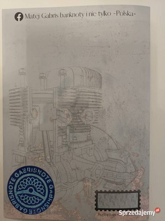 Banknoty Fiat Trabant Skoda folder samochody Goleniów