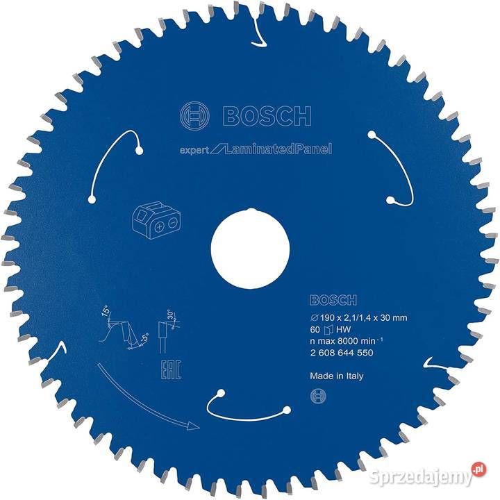 Tarcza Bosch Expert do laminowanej płyty 190mm małopolskie Jadowniki sprzedam