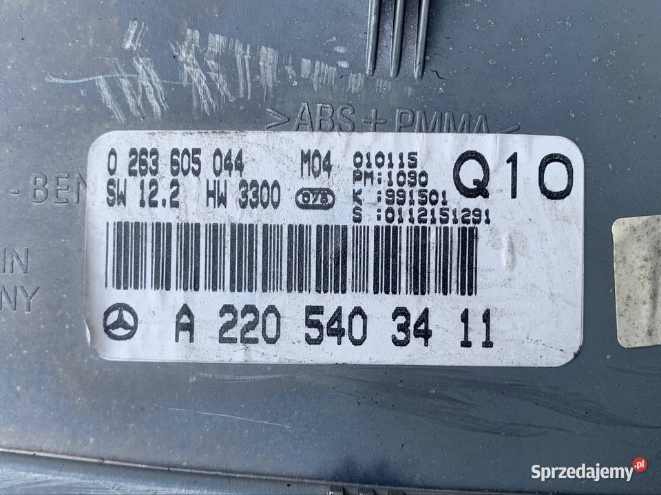 A2205403411 licznik zegary mercedes s w220 cl