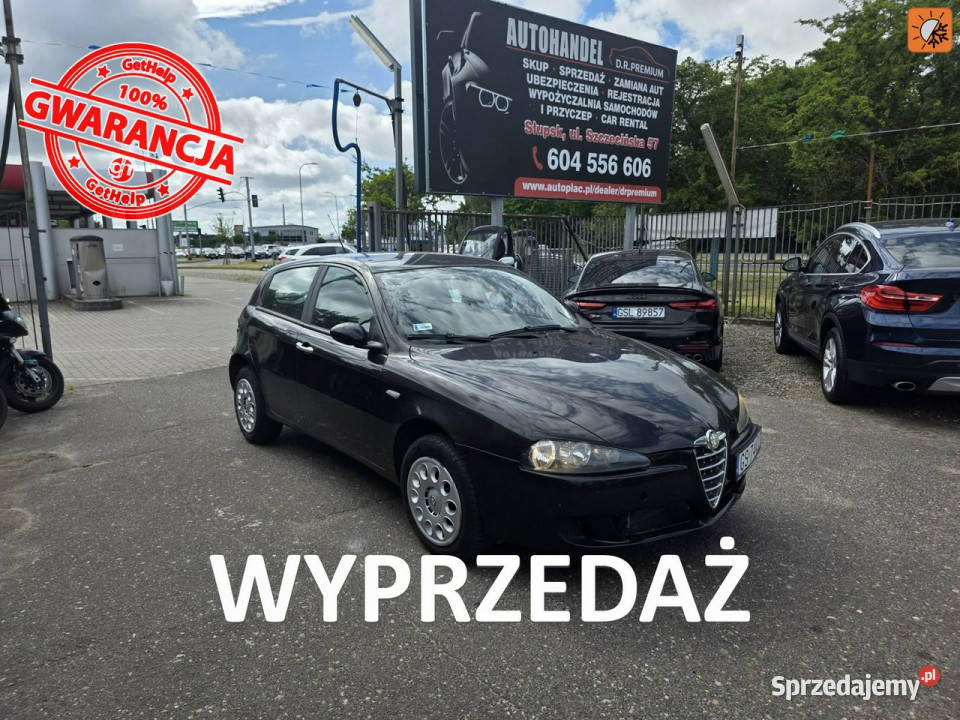 Alfa Romeo 147 16 Benzyna 105 Klimatyzacja komputer pokładowy Słupsk