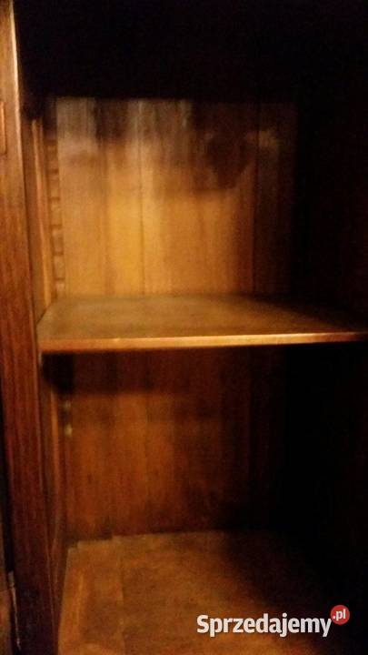 Kredens antyczny dębowy z początku XX wieku lubelskie Biała Podlaska