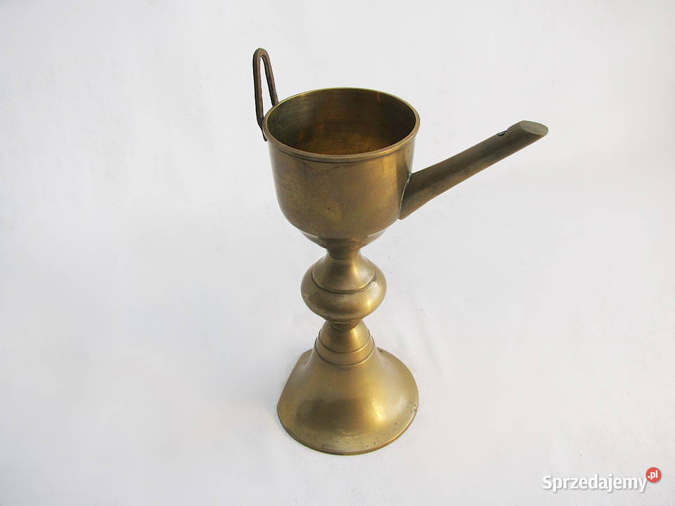 Stara Lampa Oliwna Mosiężna