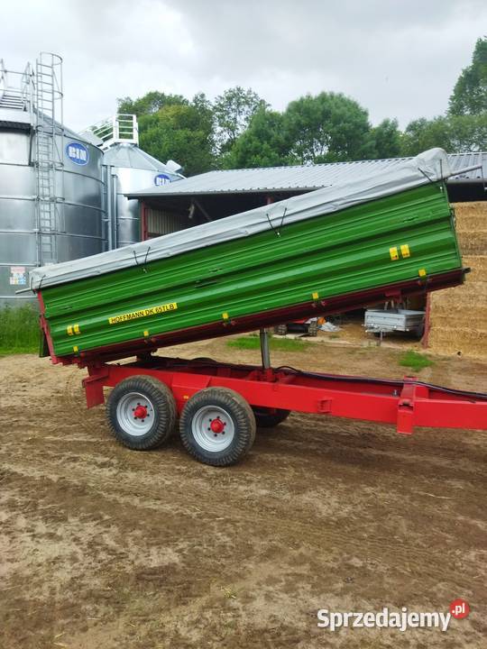 Przyczepa tandem 8t 3 strony wywrot opolskie