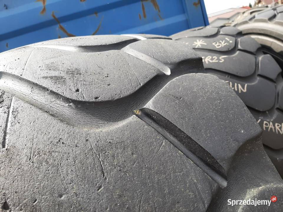 2x Opona używana przemysłowa 265R25 MICHELIN Zaścianki
