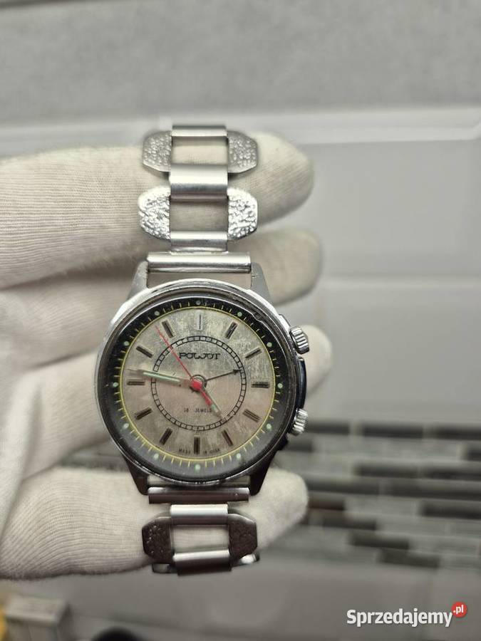 Zegarek Poljotz funkcją budzika Męskie Zegarki i Biżuteria Chorzów