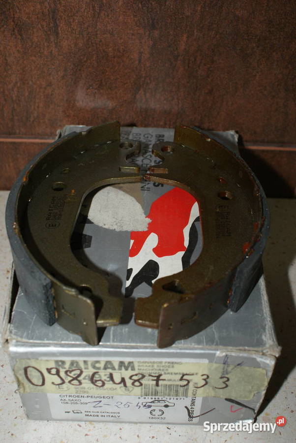 0 986 487 533 BOSCH SZCZĘKI HAMULC PEUGEOT 306 Białobrzegi