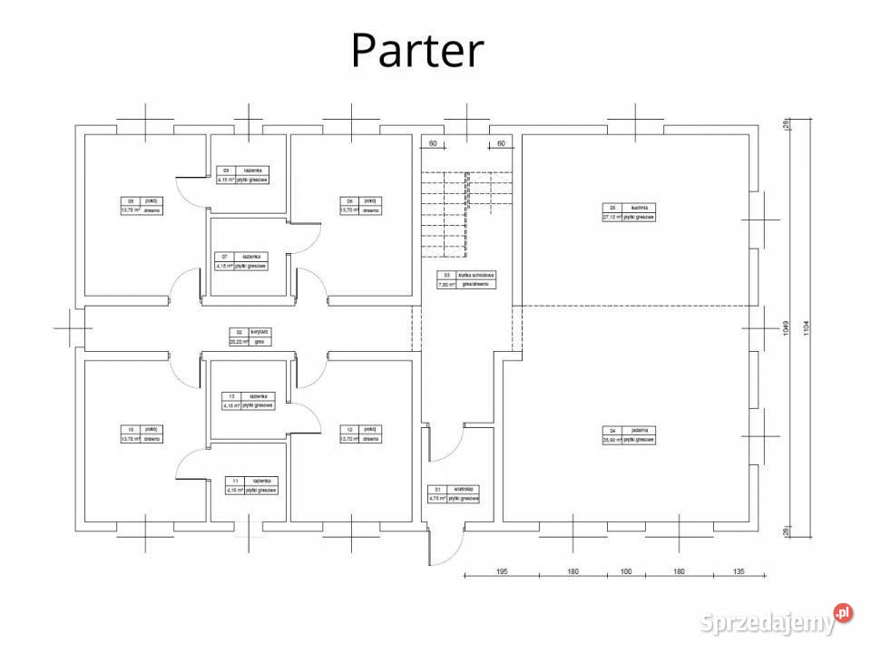 Grunt Turzańsk 2404m2 81zł/m2