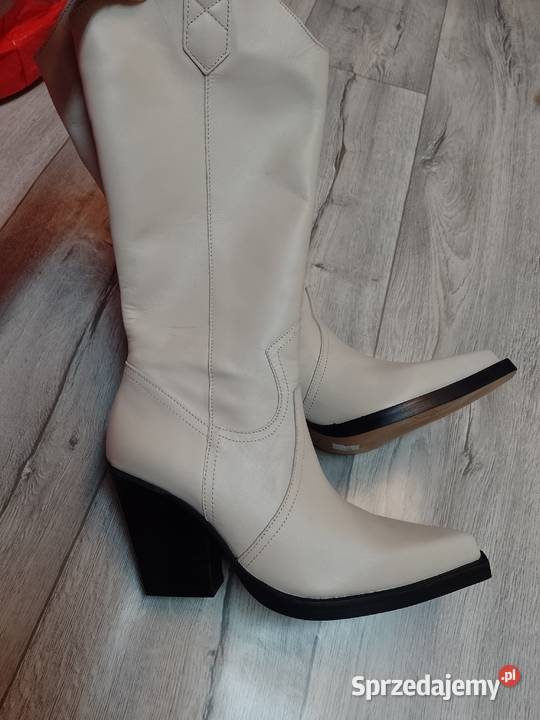 40 ASOS Design Real Leather skórzane kozaki Kraków