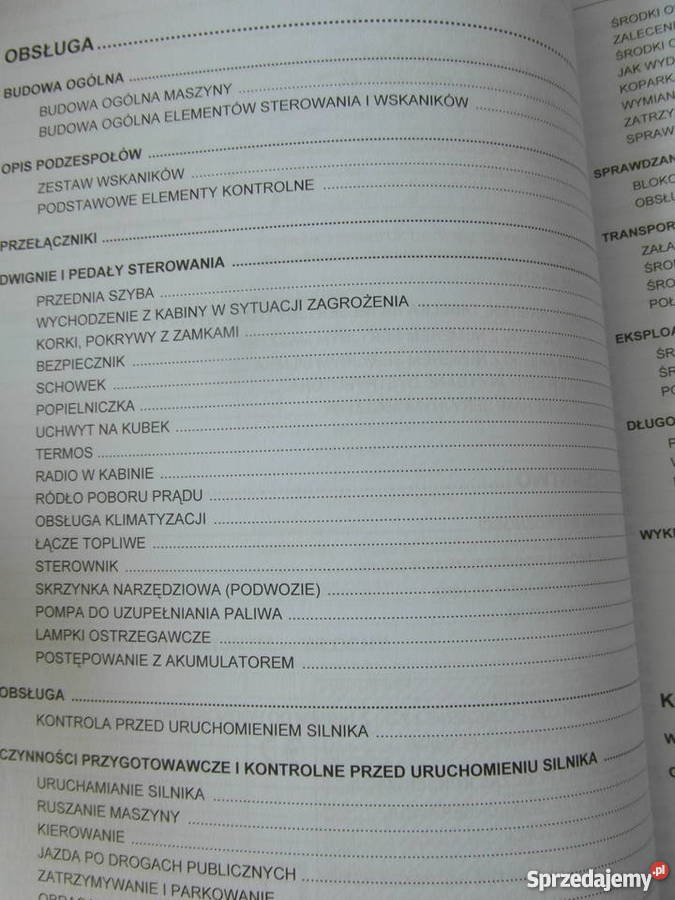 dtr instrukcja obsługi koparka komatsu pw 1807k zachodniopomorskie Szczecin