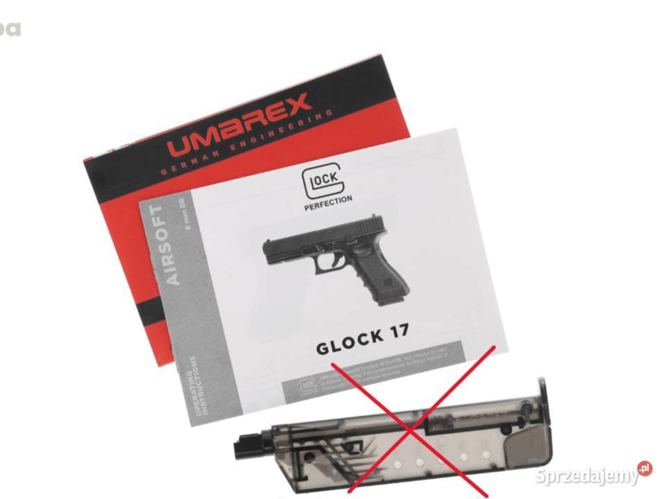 Replika pistolet ASG Glock 17 6 mm czarna gas