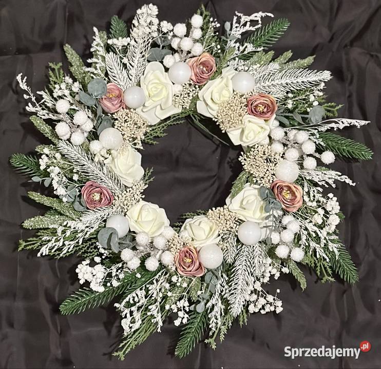 Wianek Bożonarodzeniowy Premium delikatny uroczy Przysucha