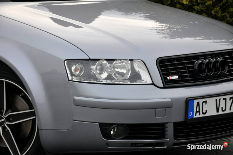 Audi A4 24i V61702xSLineSkóryFotele klimatyzacja mazowieckie Ostrów Mazowiecka