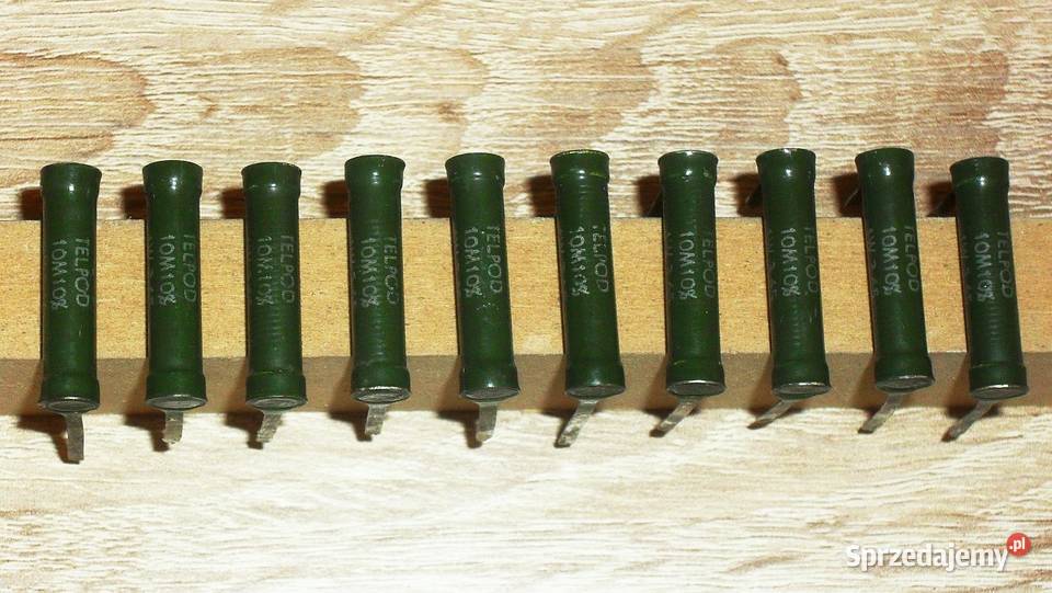 Rezystor opornik metalizowany 10 MOm M 1 W 10 Części i akcesoria Gliwice