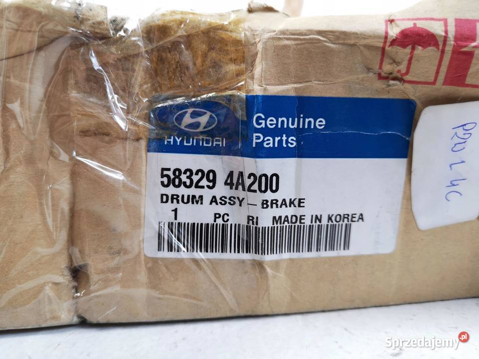 BĘBEN HAMULCOWY TYŁ HYUNDAI H1 9707 ORYGINAŁ ASO osobowe sprzedam