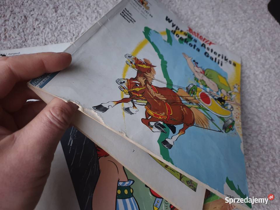 Wyprawa Asteriksa dookoła Walii Złoty Sierp Komiksy