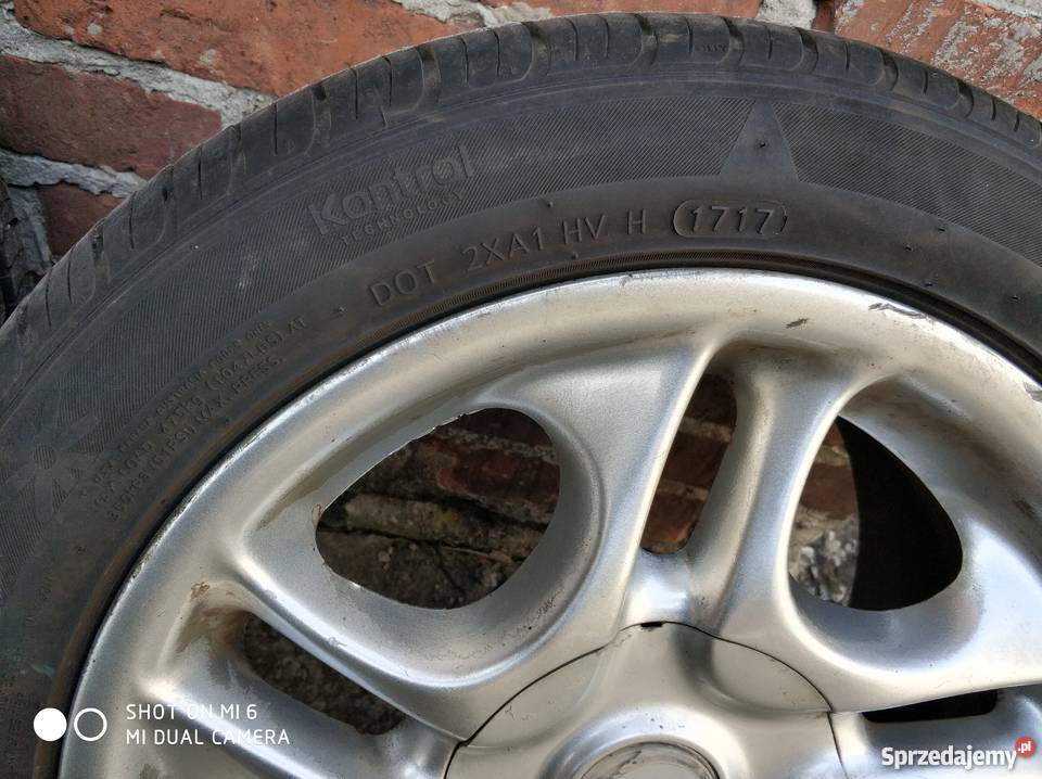 Alufelgi made in UK ET37 z oponami 19550R15 Kobyłka