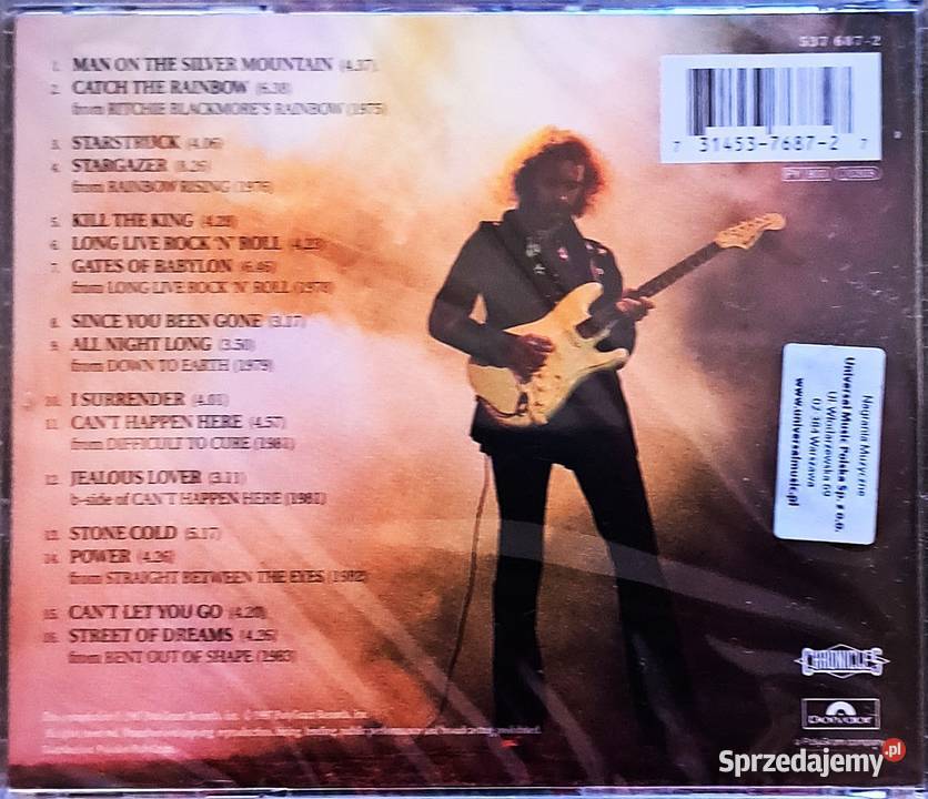 CD Nowa Album CD RAINBOW The Very Best Of mazowieckie Radom