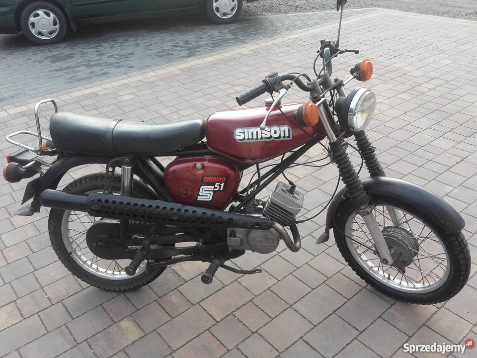 Simson S51 ENDURO 1990r łańcuch Celiny Włościańskie sprzedam