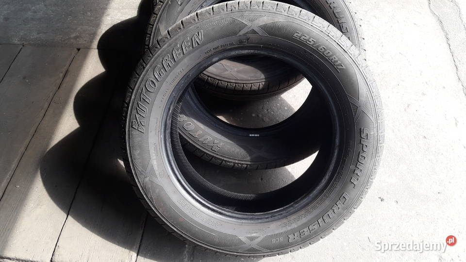 Opony letnie 225 60 r17 2024 bieznik 8mm Łuszczów Pierwszy sprzedam